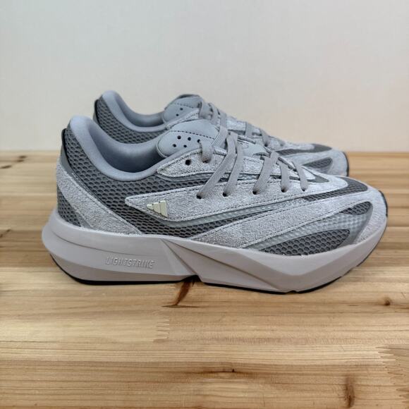 Adidas LightBlaze running athletic shoes Women's 8 Wolf Grey JQ9975 - Picture 1 of 8